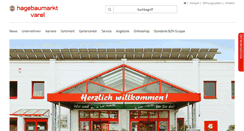 Desktop Screenshot of hagebaumarkt-varel.de