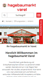 Mobile Screenshot of hagebaumarkt-varel.de